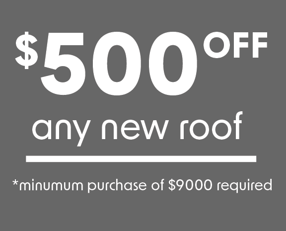 $500 Off New Roof Coupon